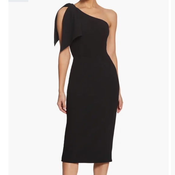 Dress The Population Tiffany One Shoulder Sheath Dress NWT - Picture 2 of 13